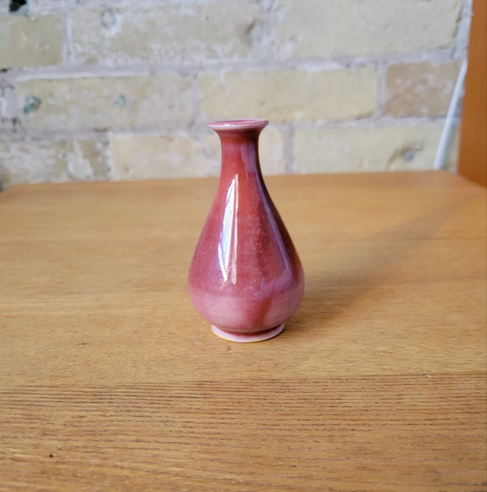 Antique Mini Porcelain Chinese Bud Vase